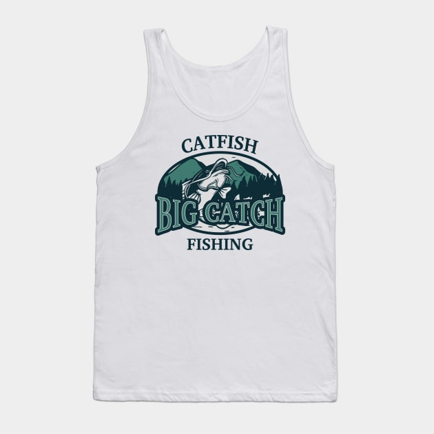 Catfish fishing Tank Top by Unestore